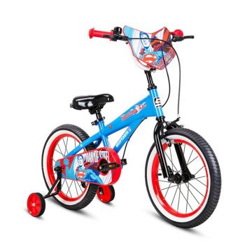 Bicicleta cu roti ajutatoare, Superman, 16 inch