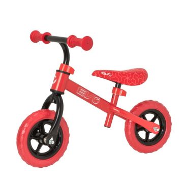 Bicicleta fara pedale, Evo, 10 inch, Rosu