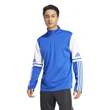 Bluza de trening cu fenta cu fermoar - pentru fotbal Squatra 25 - Alb/Albastru royal