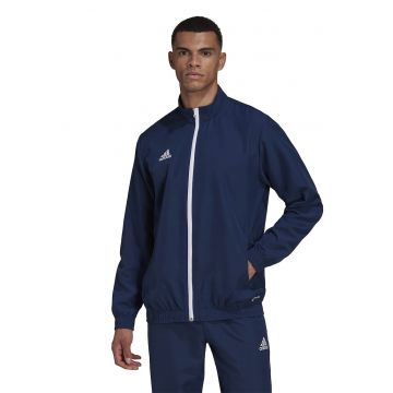 Bluza sport cu fermoar Entrada 22 pentru fotbal - Bleumarin