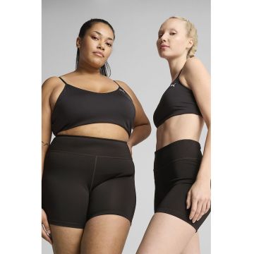 Bustiera cu logo - pentru fitness Move - Negru stins