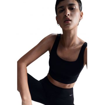 Bustiera cu logo pentru fitness - Negru