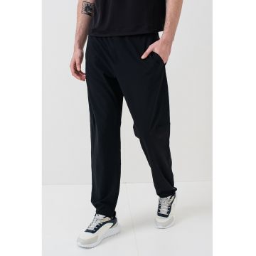 Pantaloni cu banda elastica in talie - pentru antrenament - Negru