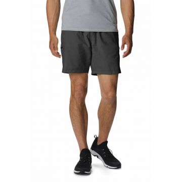 Pantaloni scurti cargo pentru trekking Mountaindale - Negru