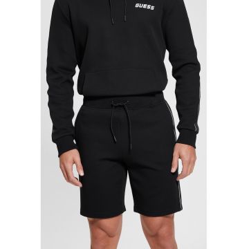 Pantaloni scurti din amestec de bumbac - Negru