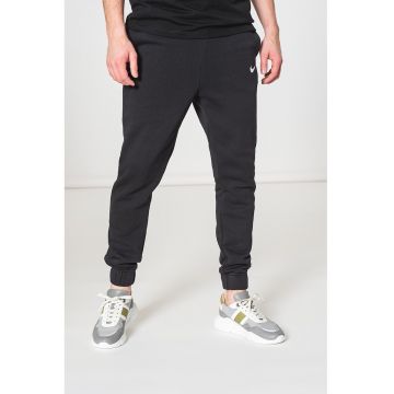 Pantaloni sport pentru barbai -  buzunare laterale - Alb/Negru