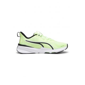 Pantofi pentru fitness PWRFrame - Alb/Negru/Verde lime