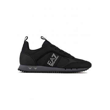 Pantofi sport  EA7 Black & White Laces 18189 - Negru