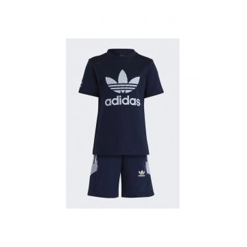 Set de tricou si pantaloni scurti  IC3034 - Albastru