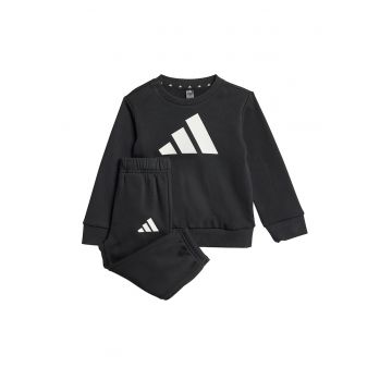 Trening cu imprimeu logo - Negru/Alb optic