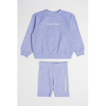 Trening relaxed-fit cu detalii logo - Lila