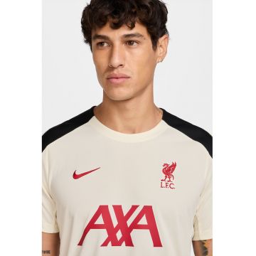 Tricou cu detalii contrastante pentru fitness - Rosu/Crem