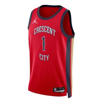 Tricou cu logo pentru baschet - Rosu/Alb/Bleumarin