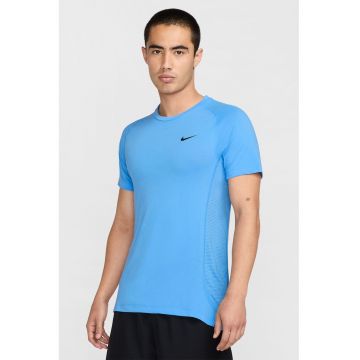 Tricou cu logo pentru fitness - Albastru