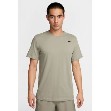 Tricou cu tehnologie Dri-FIT si decolteu la baza gatului - pentru fitness - Verde feriga