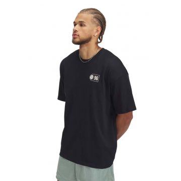 Tricou lejer cu logo pentru baschet - Alb/Negru