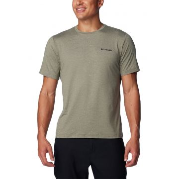 Tricou pentru drumetii Tech Trail™ - Verde melange