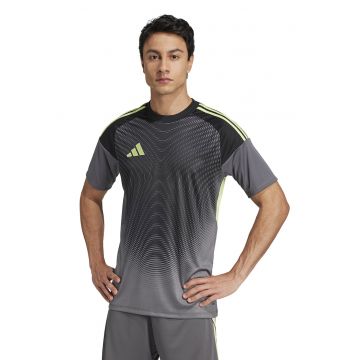 Tricou pentru fotbal Tiro 25 Competition - Negru/Gri