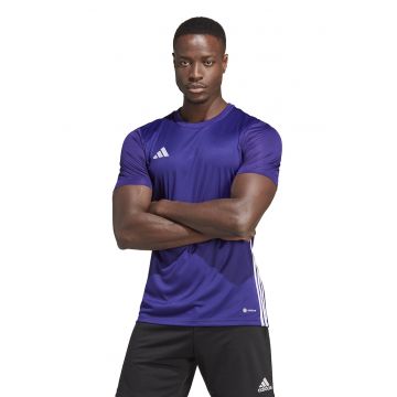 Tricou slim-fit pentru fotbal Tabela 23 - Albastru indigo