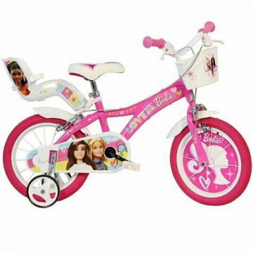 Bicicleta copii 14   - Barbie roz
