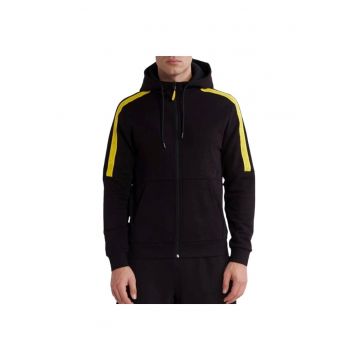 Bluza  pentru Drumetie - 3DPM88-PJEQZ-1200 - Negru - Negru