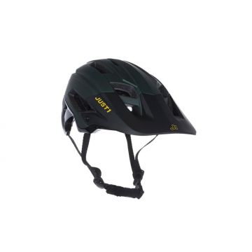 Casca ciclisti JUST1 AIR LITE SOLID,verde army negru mat,marime XL