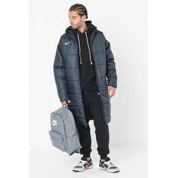 Geaca lunga pentru fotbal - Alb/Negru