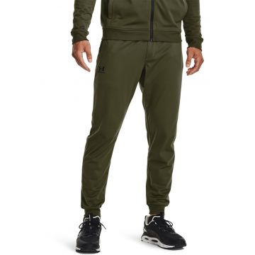 Pantaloni jogger cu snur in talie pentru fitness Sportsyle - Kaki