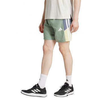 Pantaloni scurti cu logo - pentru antrenament - Galben pal/Verde deschis