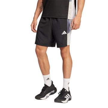 Pantaloni scurti cu logo - pentru antrenament - Negru/Alb murdar