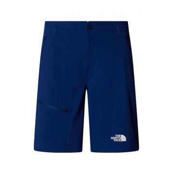 Pantaloni scurti cu logo pentru drumetii - Albastru royal