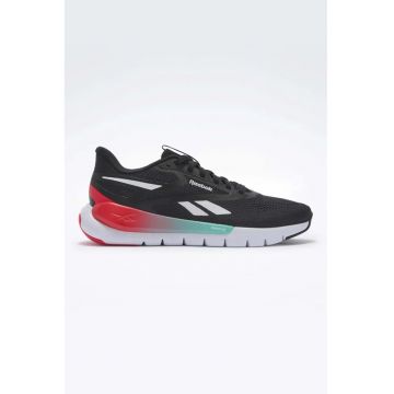 Pantofi cu sireturi pentru fitness Flex - Negru/Rosu vermillion