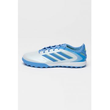 Pantofi din piele ecologica - pentru footbal Copa Pure 3 League - Albastru pastel/Albastru glaciar