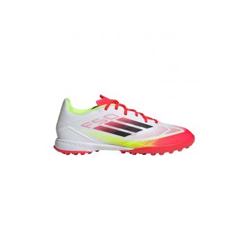 Pantofi pentru fotbal F50 League TF - Rosu/Alb/Negru