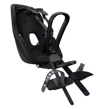 Scaun pentru copii, cu montare pe bicicleta in fata - Thule Yepp Nexxt 2 Mini Front mounted, Midnight Black