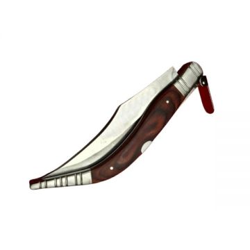 Set doua bricege de vanatoare cricket, lama otel inoxidabil, maro, 38 cm