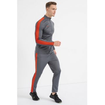 Trening slim fit cu Dri-FIT pentru fotbal Academy - Portocaliu stins/Gri inchis