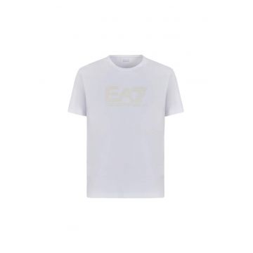 Tricou  EA7 Visibility - PJVQZ-6DPT62-1100 35301 - Alb/Auriu