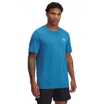 Tricou fara cusaturi pentru fitness Vanish - Albastru glaciar
