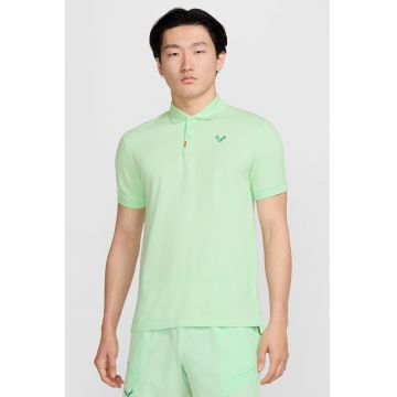 Tricou slim fit cu tehnologie Dri-Fit - pentru tenis Rafa - Verde menta