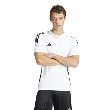Tricou slim fit pentru fotbal TIRO24 - Alb