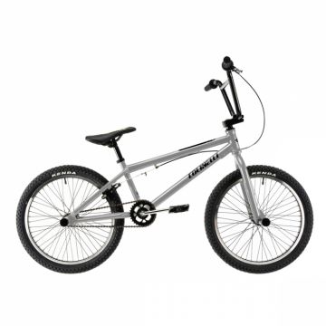 Bicicleta Copii Bmx Colinelli COL05, Marimea 270 mm, 20 inch, Argintiu, 1 Viteze, Cadru Otel, Frane U - Brake