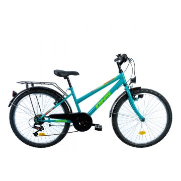 Bicicleta Copii Dhs Terrana 2414 - 24 Inch, Turcoaz