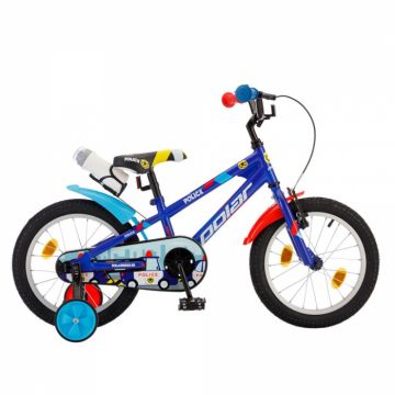 Bicicleta Copii Polar Police - 14 Inch, Albastru