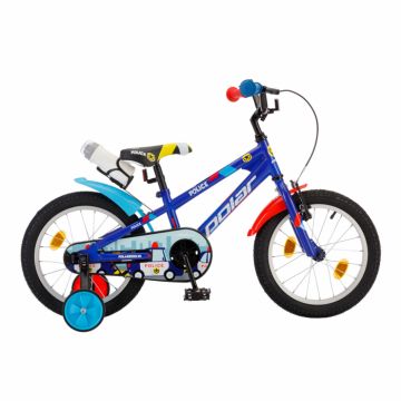 Bicicleta Copii Polar Police - 16 Inch, Albastru