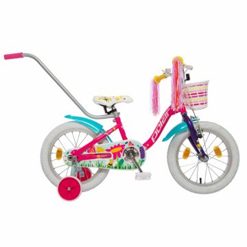 Bicicleta Copii Polar Summer - 14 Inch, Roz-Albastru