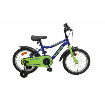 Bicicleta copii Robike Racer 16 Albastru Verde