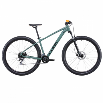 Bicicleta Mtb Cube Aim Pro 2022 - 29 Inch, M, Verde Bicicleta Mtb Cube Aim Pro 2022 - 29 Inch, M, Verde