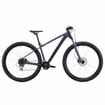 Bicicleta Mtb Cube Aim Pro Grey Flashyellow 2022 - 29 Inch, S, Gri