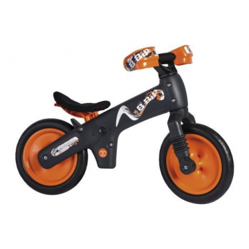 Bicicleta pentru copii fara pedale Bellelli B-Bip Gri/Portocaliu Bicicleta pentru copii fara pedale Bellelli B-Bip Gri/Portocaliu
